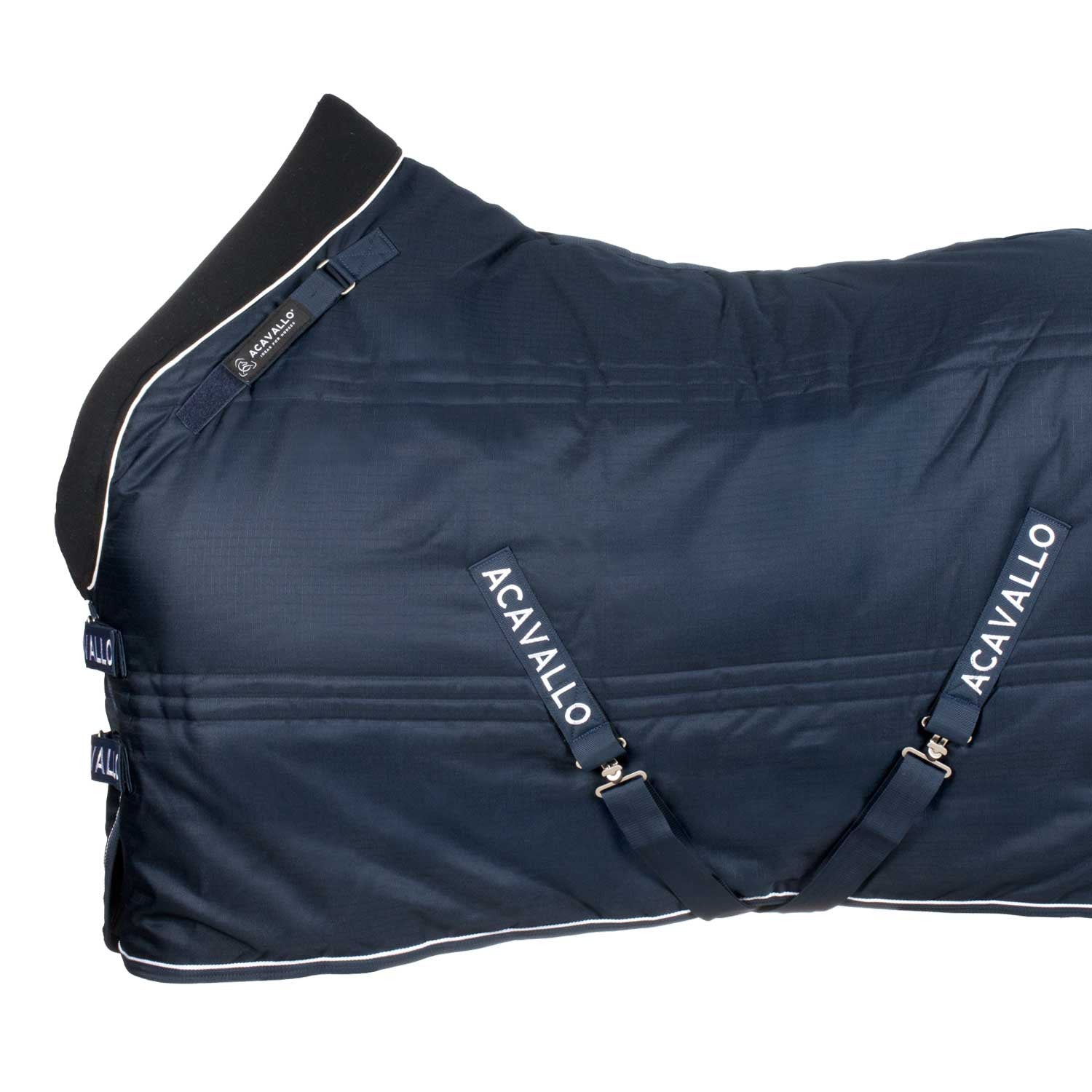 Manta de cuadra Acavallo Everdale relleno 500 g - Azul marino