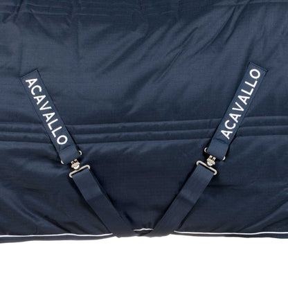 Manta de cuadra Acavallo Vivaldi relleno 300 g - Azul marino
