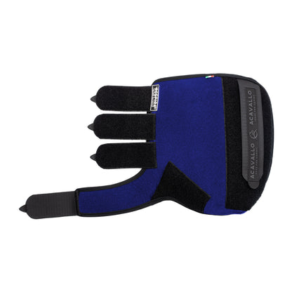 Protectores delanteros de neopreno con insertos de gel Acavallo - Azul