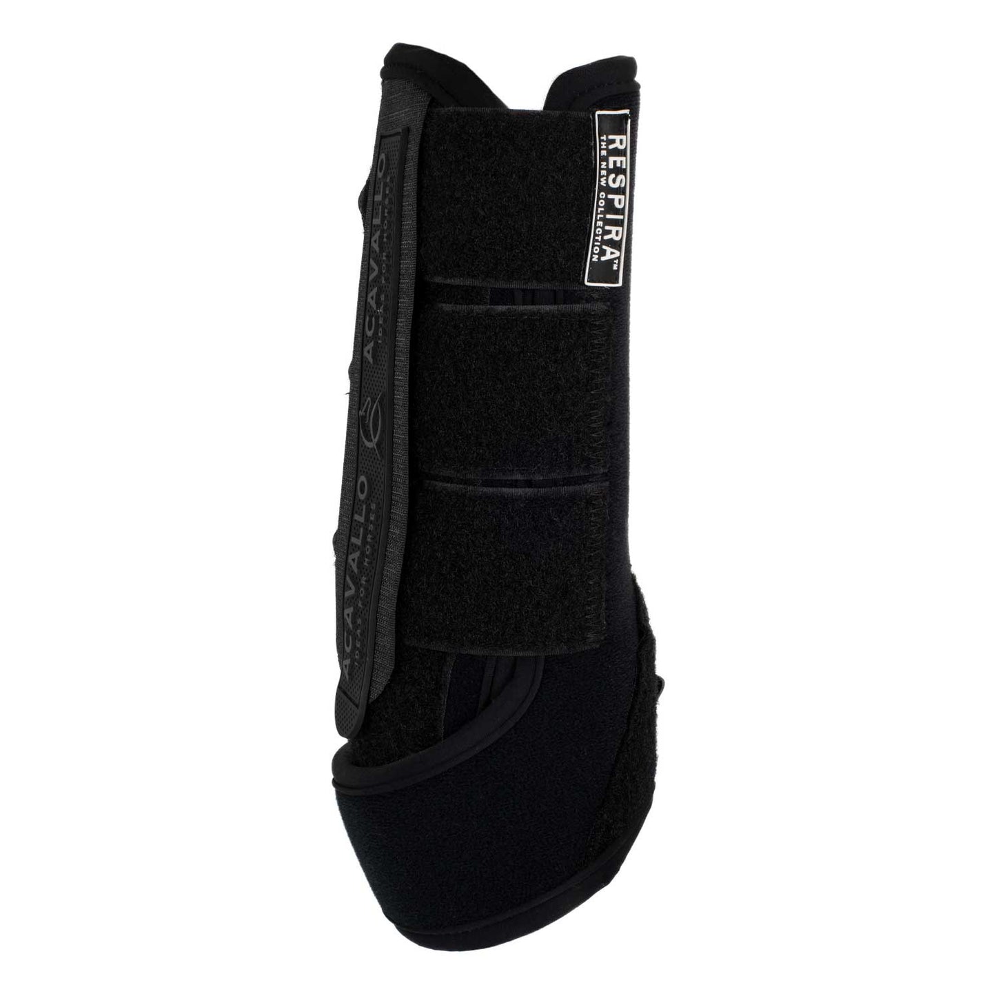 Protectores delanteros de neopreno con insertos de gel Acavallo - Negro