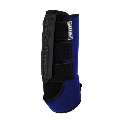 Protectores traseros transpirable de neopreno gel Classic Acavallo - Azul