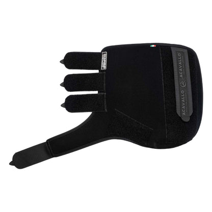 Protectores traseros transpirable de neopreno gel Classic Acavallo - Negro