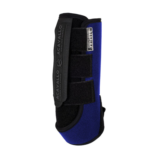 Protectores traseros de neopreno para las patas traseras Acavallo - Azul