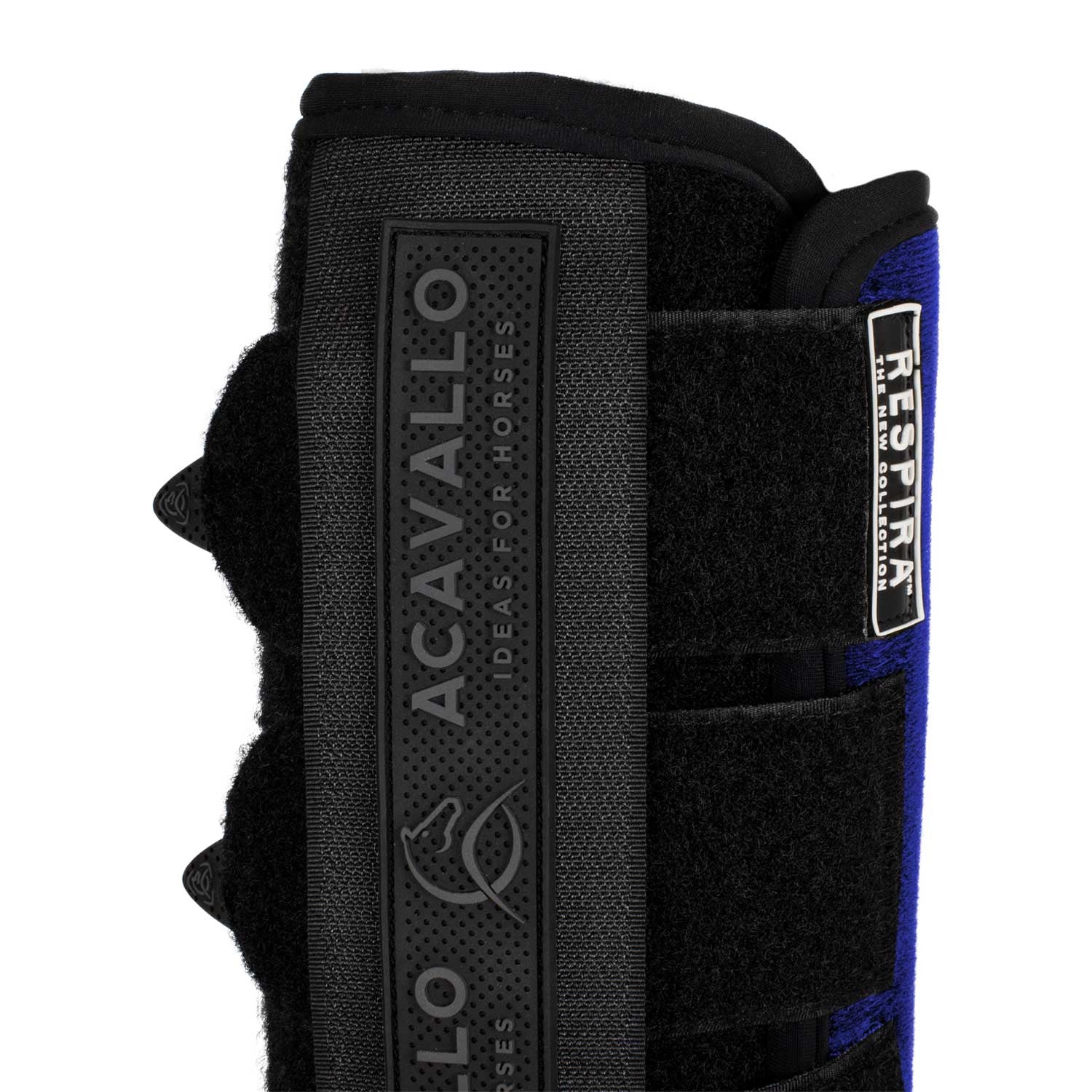 Protectores traseros de neopreno para las patas traseras Acavallo - Azul