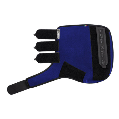 Protectores traseros de neopreno para las patas traseras Acavallo - Azul