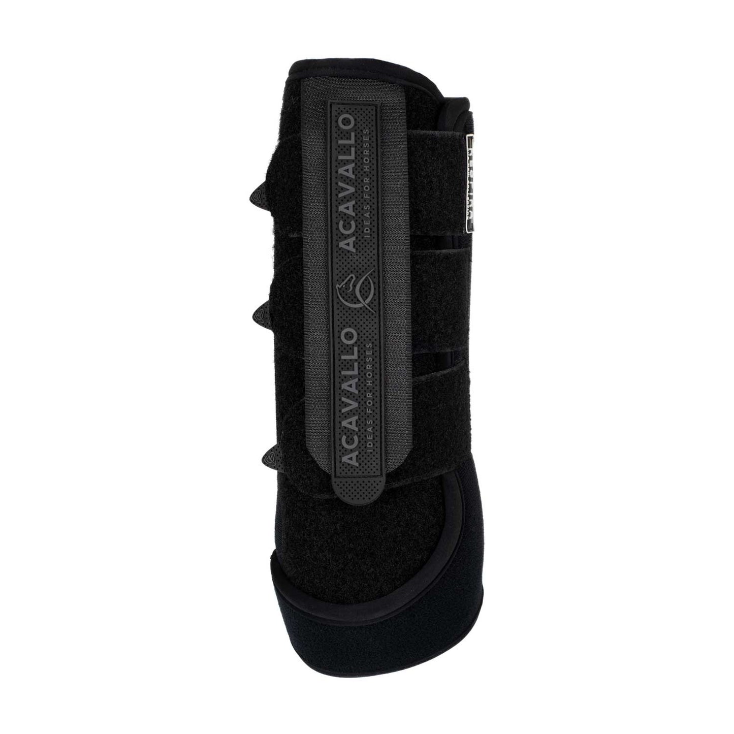 Protectores traseros de neopreno para las patas traseras Acavallo - Negro