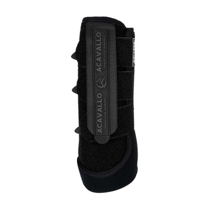 Protectores traseros de neopreno para las patas traseras Acavallo - Negro