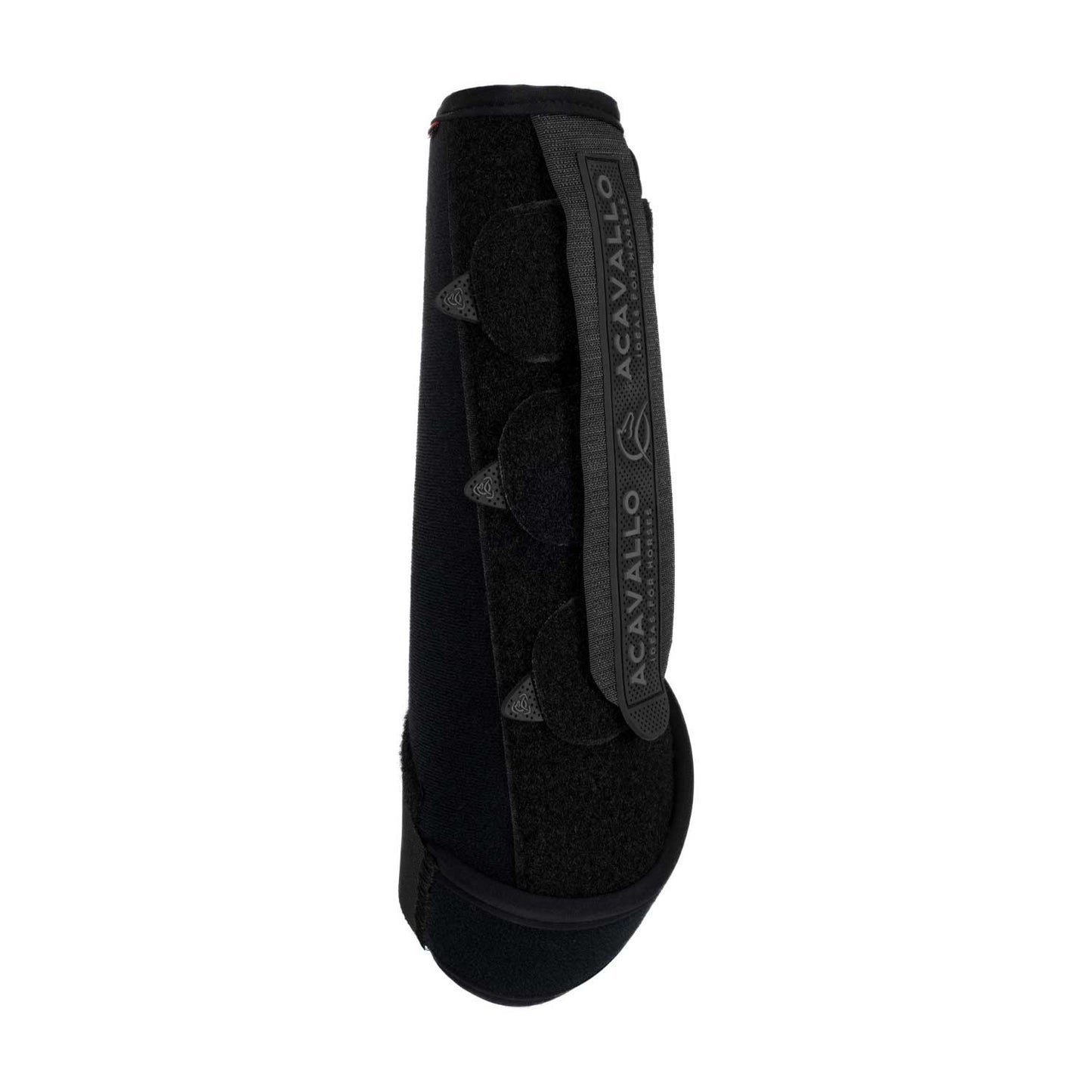 Protectores traseros de neopreno para las patas traseras Acavallo - Negro