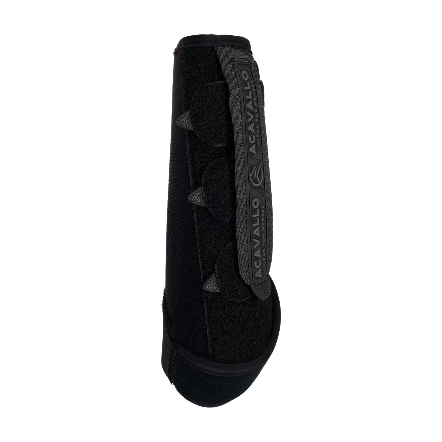 Protectores traseros de neopreno para las patas traseras Acavallo - Negro