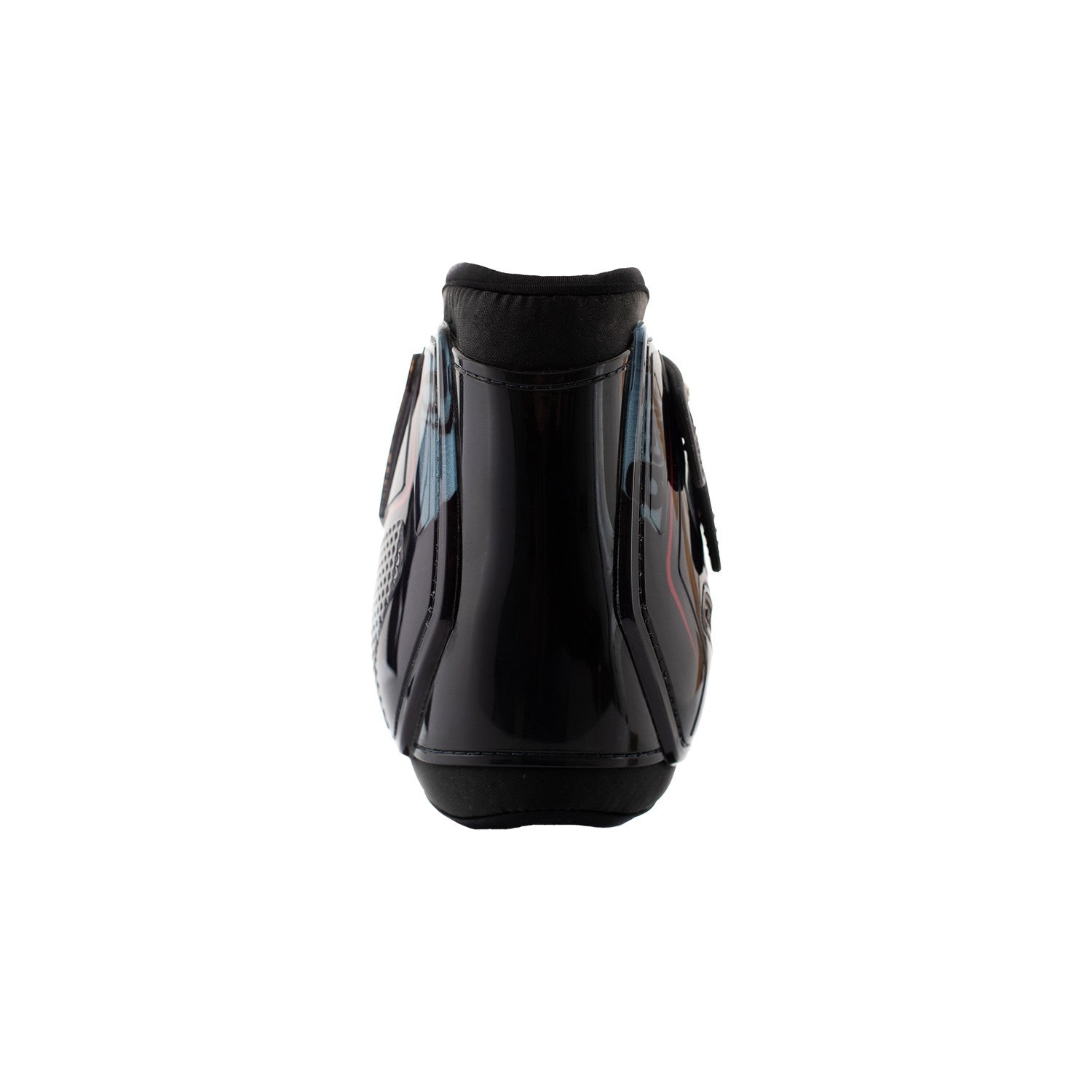 Protectores para menudillos con cierre elástico y botón Acavallo - Black/Red