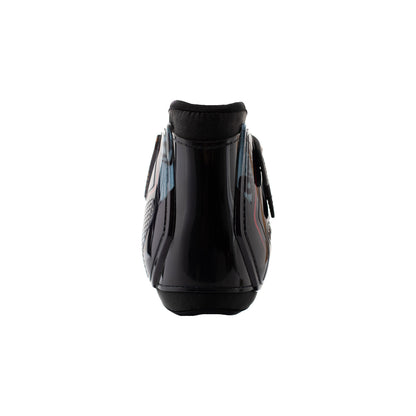 Protectores para menudillos con cierre elástico y botón Acavallo - Black/Red