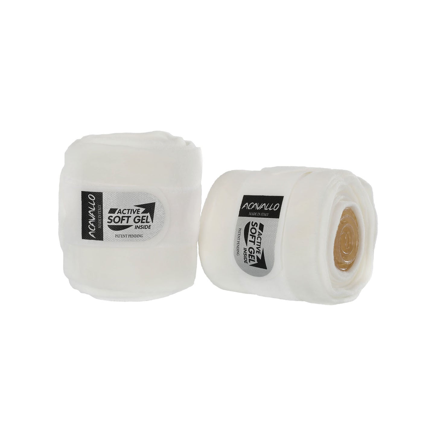 Bandas de gel y pilas Acavallo - Blanco