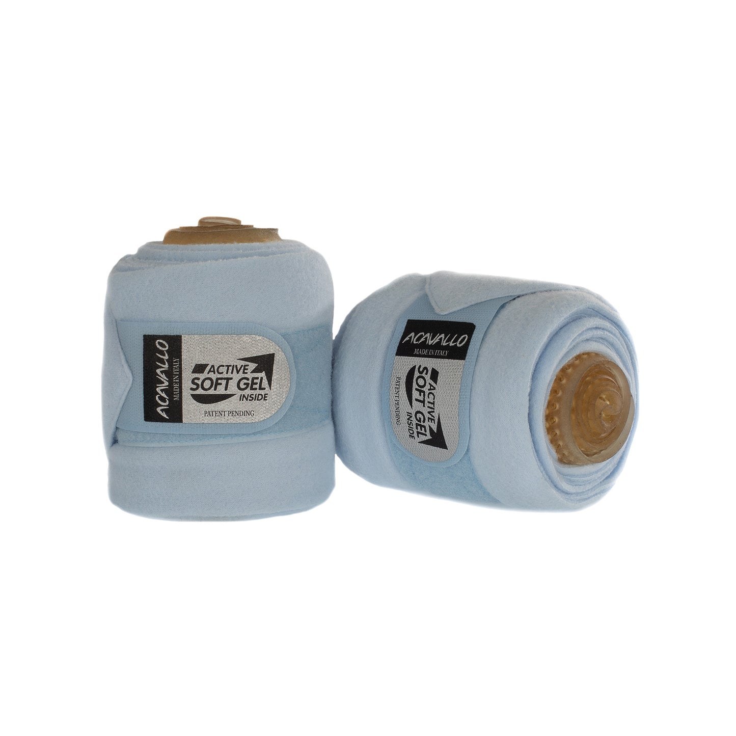 Bandas de gel y pilas Acavallo - Azul claro
