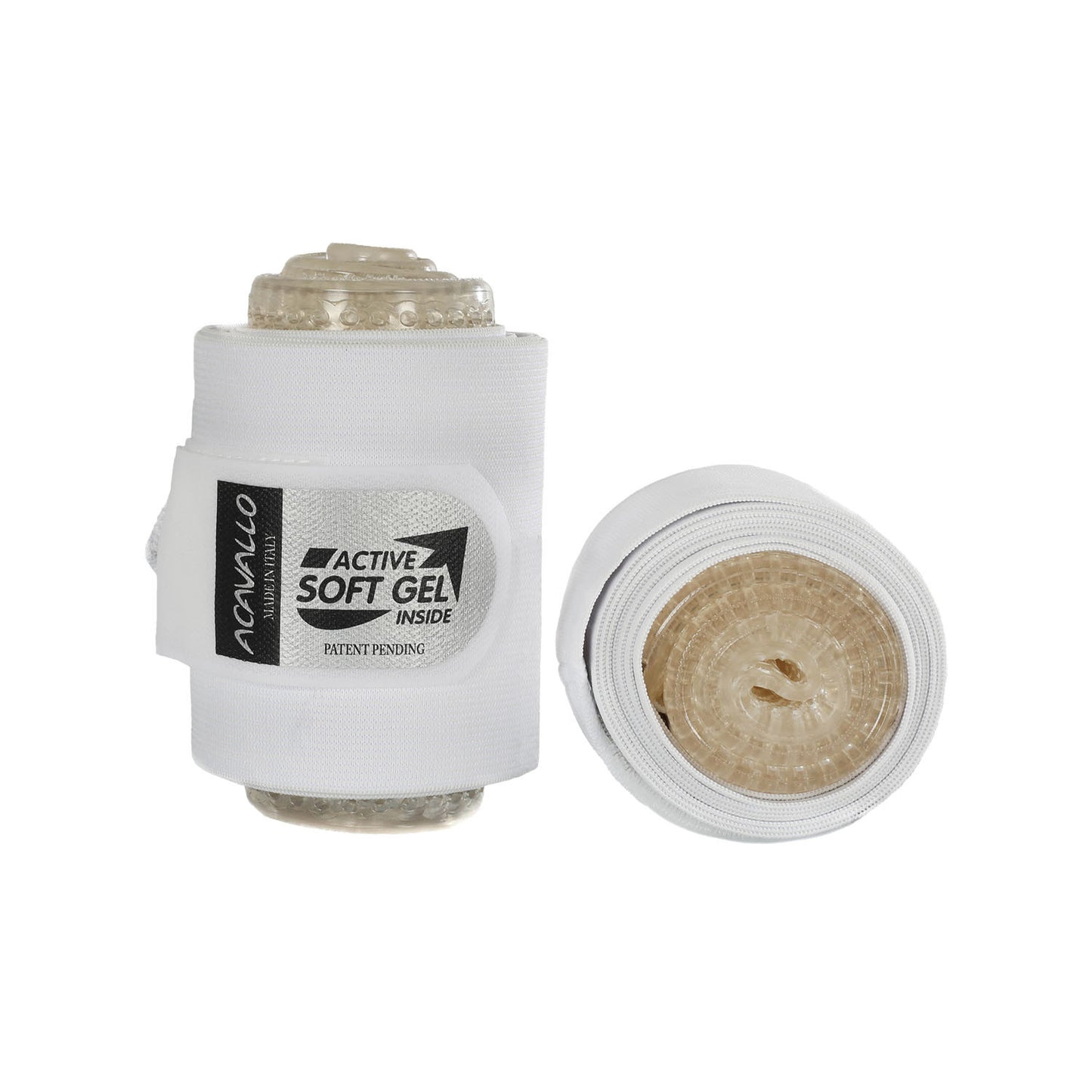 Bandas elásticas gel Classic Acavallo - Blanco