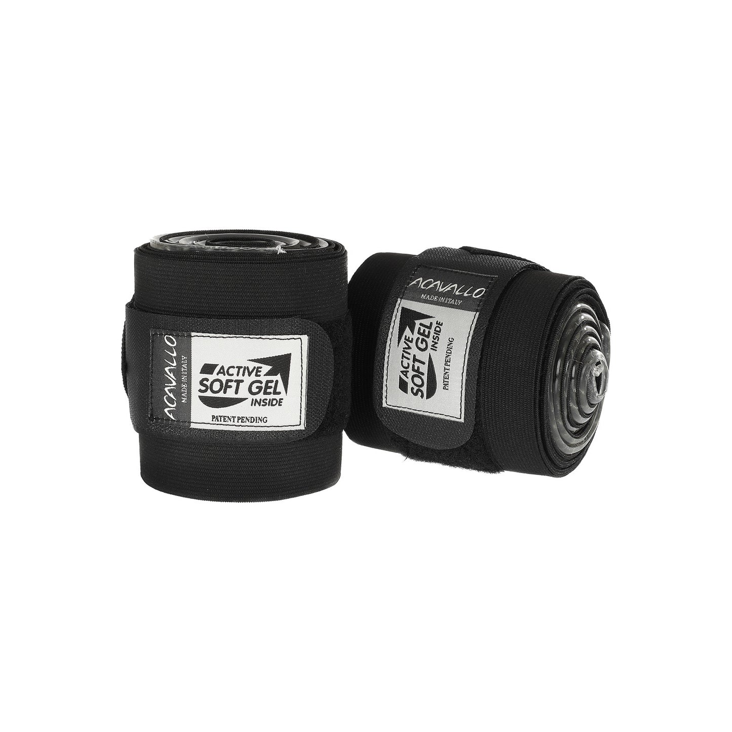 Bandas elásticas gel Classic Acavallo - Negro