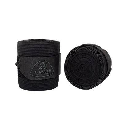 Bandas elásticas de trabajo polar Acavallo - Negro