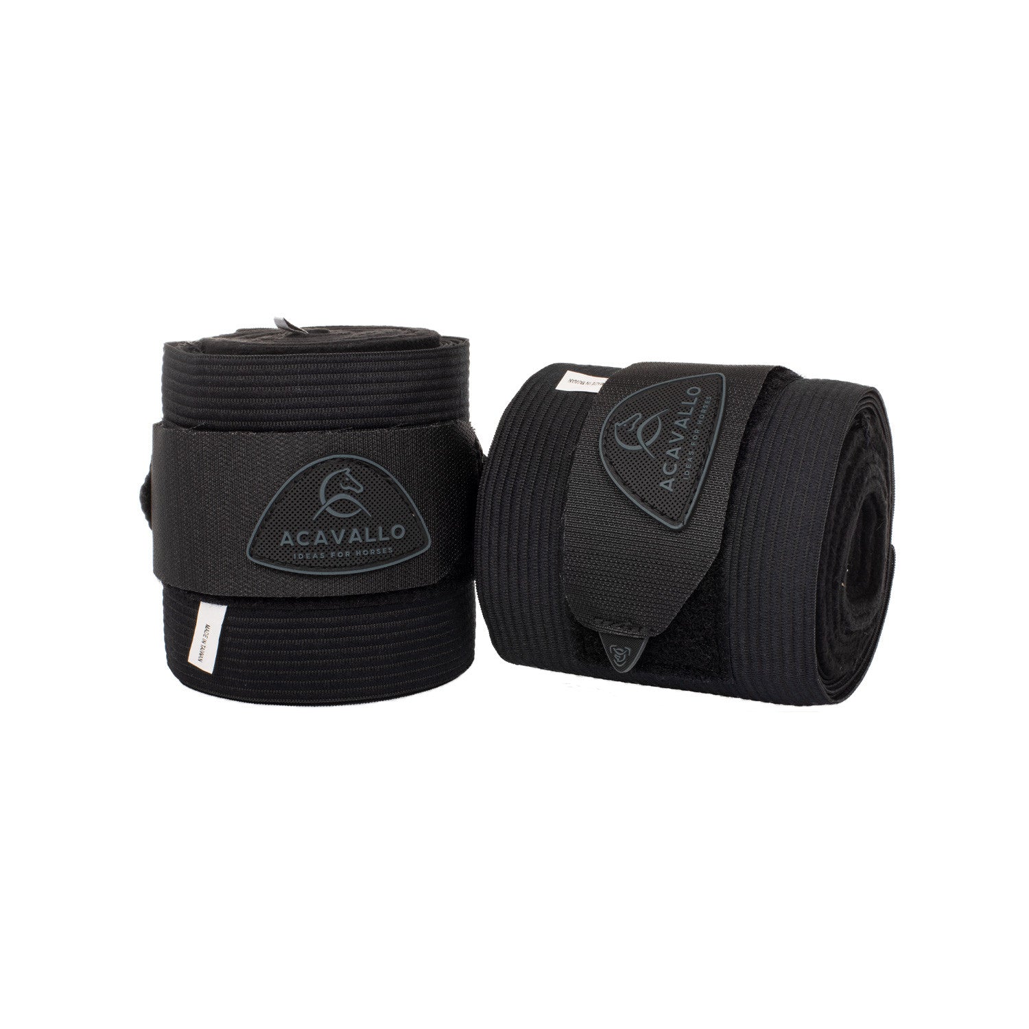 Bandas elásticas de trabajo polar Acavallo - Negro