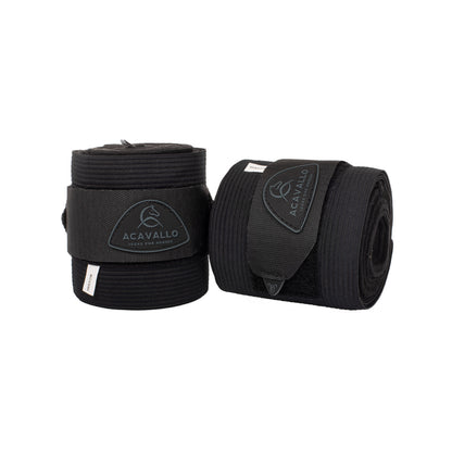 Bandas elásticas de trabajo polar Acavallo - Negro