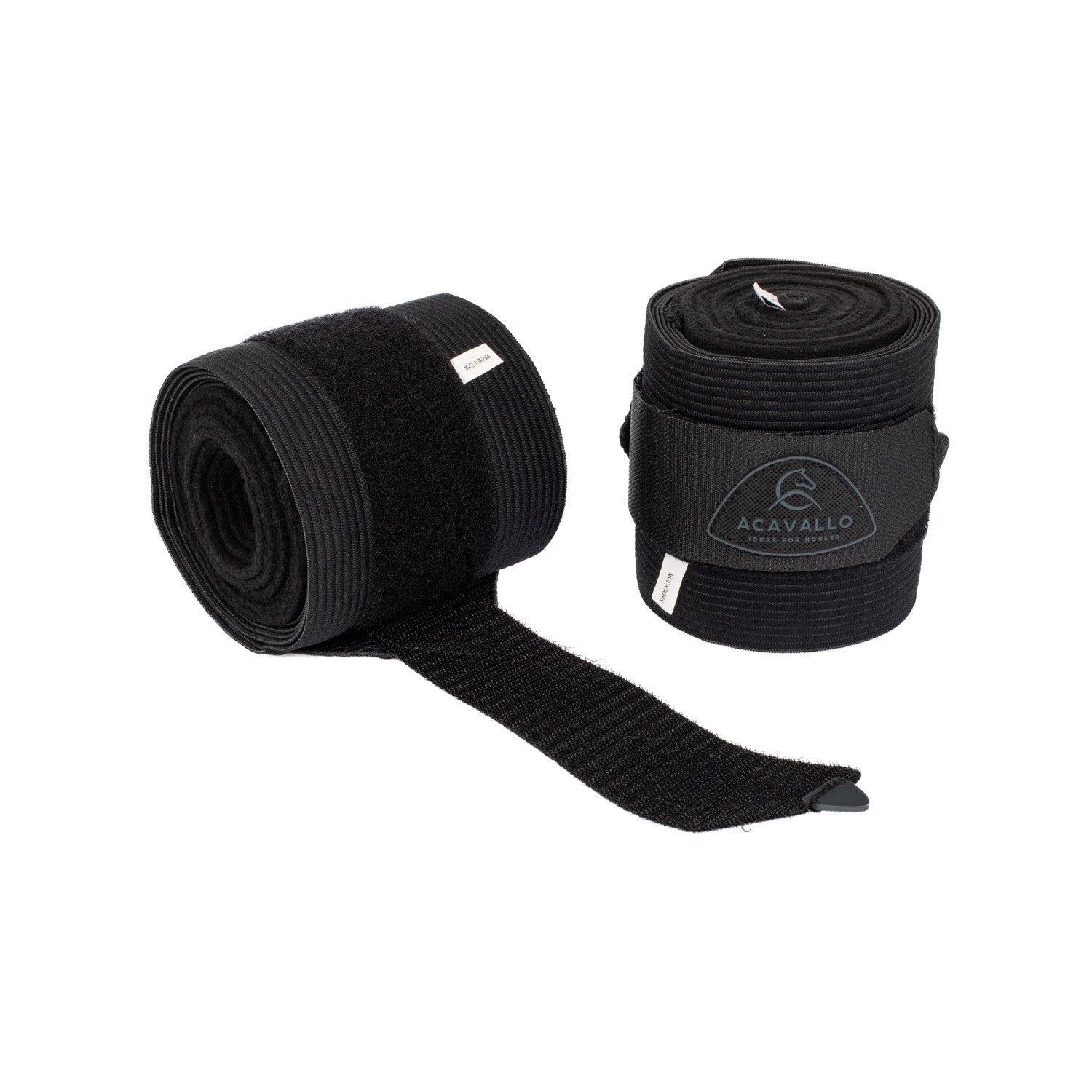 Bandas elásticas de trabajo polar Acavallo - Negro