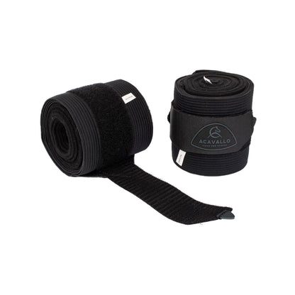 Bandas elásticas de trabajo polar Acavallo - Negro
