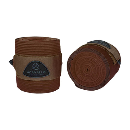 Bandas elásticas de trabajo polar Acavallo - Marrón