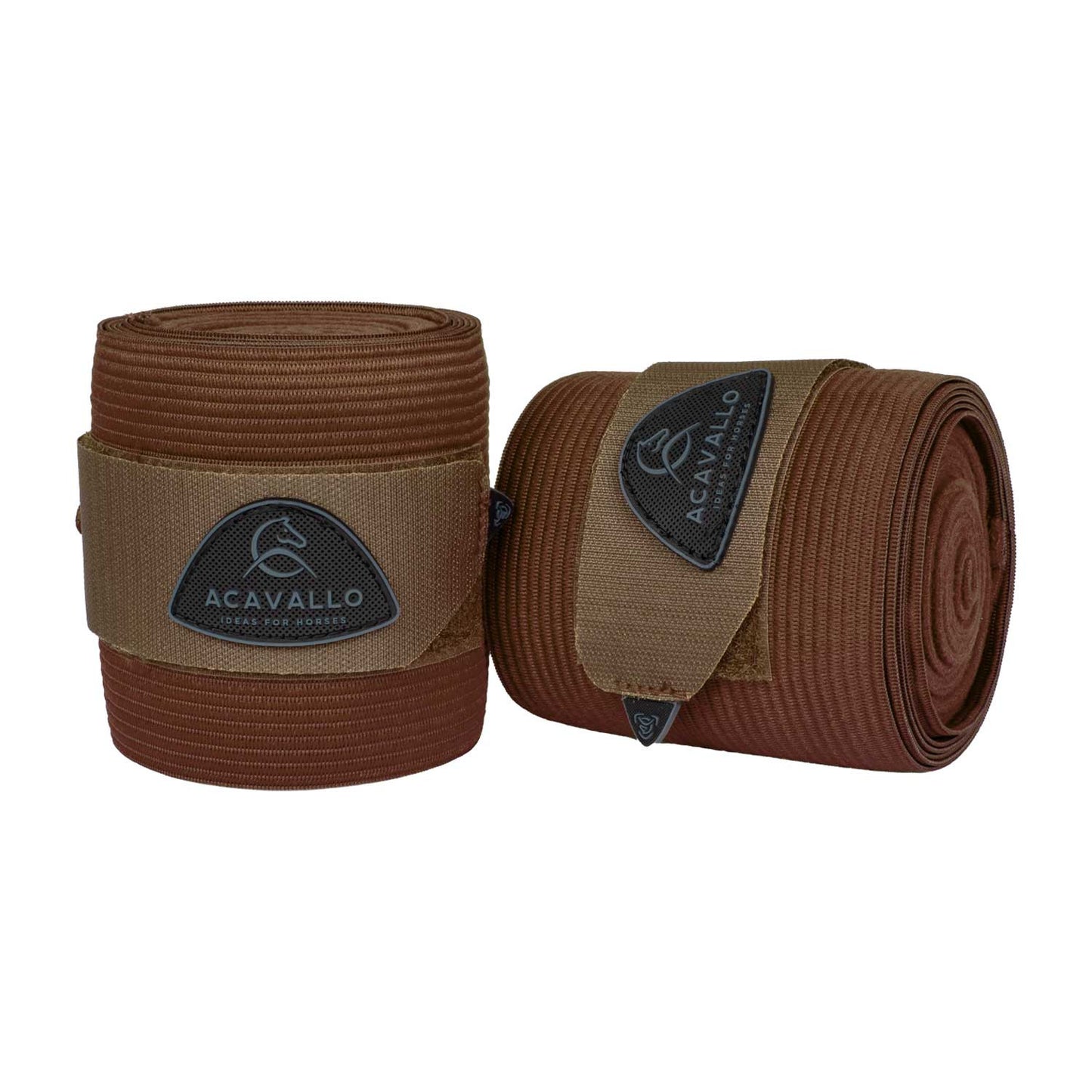 Bandas elásticas de trabajo polar Acavallo - Marrón
