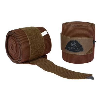 Bandas elásticas de trabajo polar Acavallo - Marrón