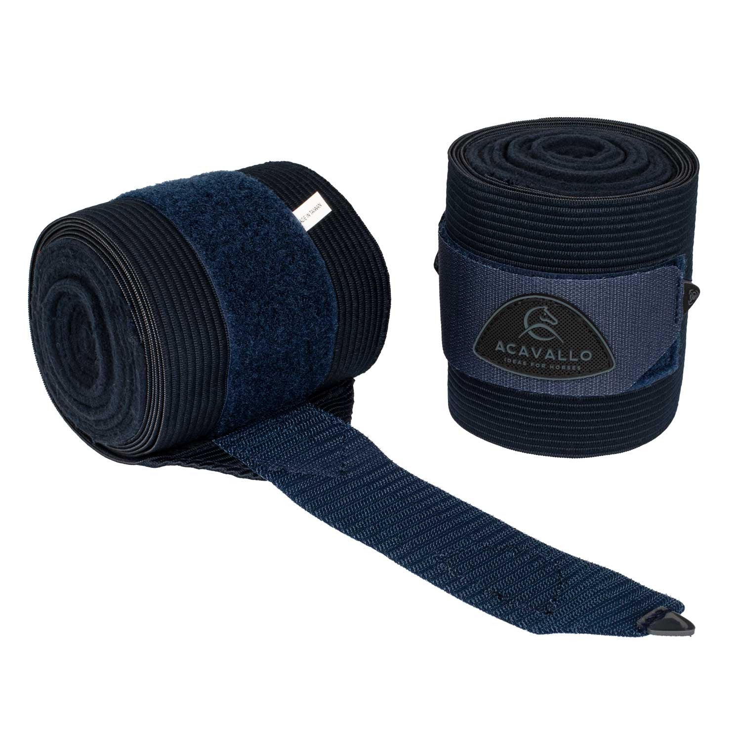 Bandas elásticas de trabajo polar Acavallo - Azul marino