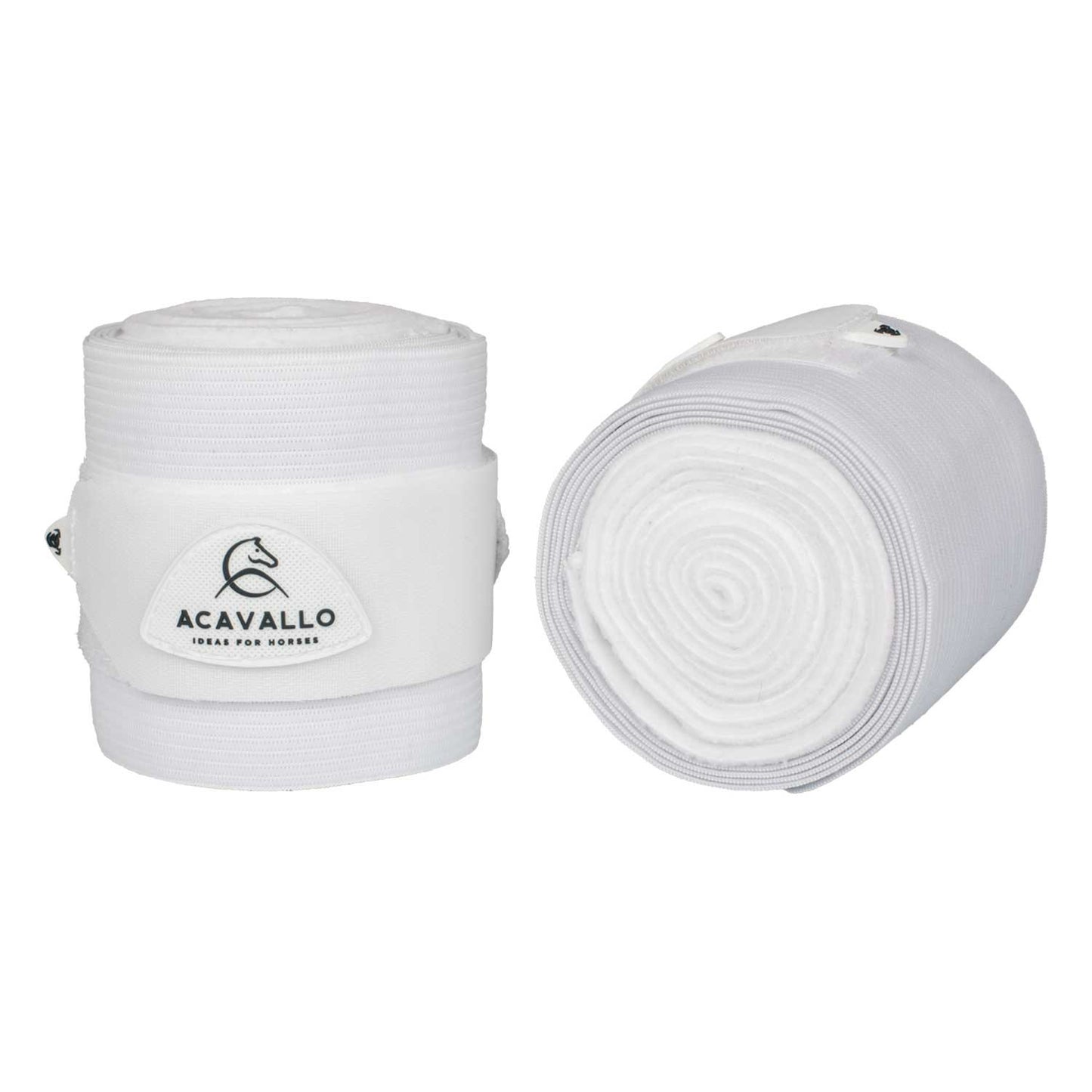 Bandas elásticas de trabajo polar Acavallo - Blanco
