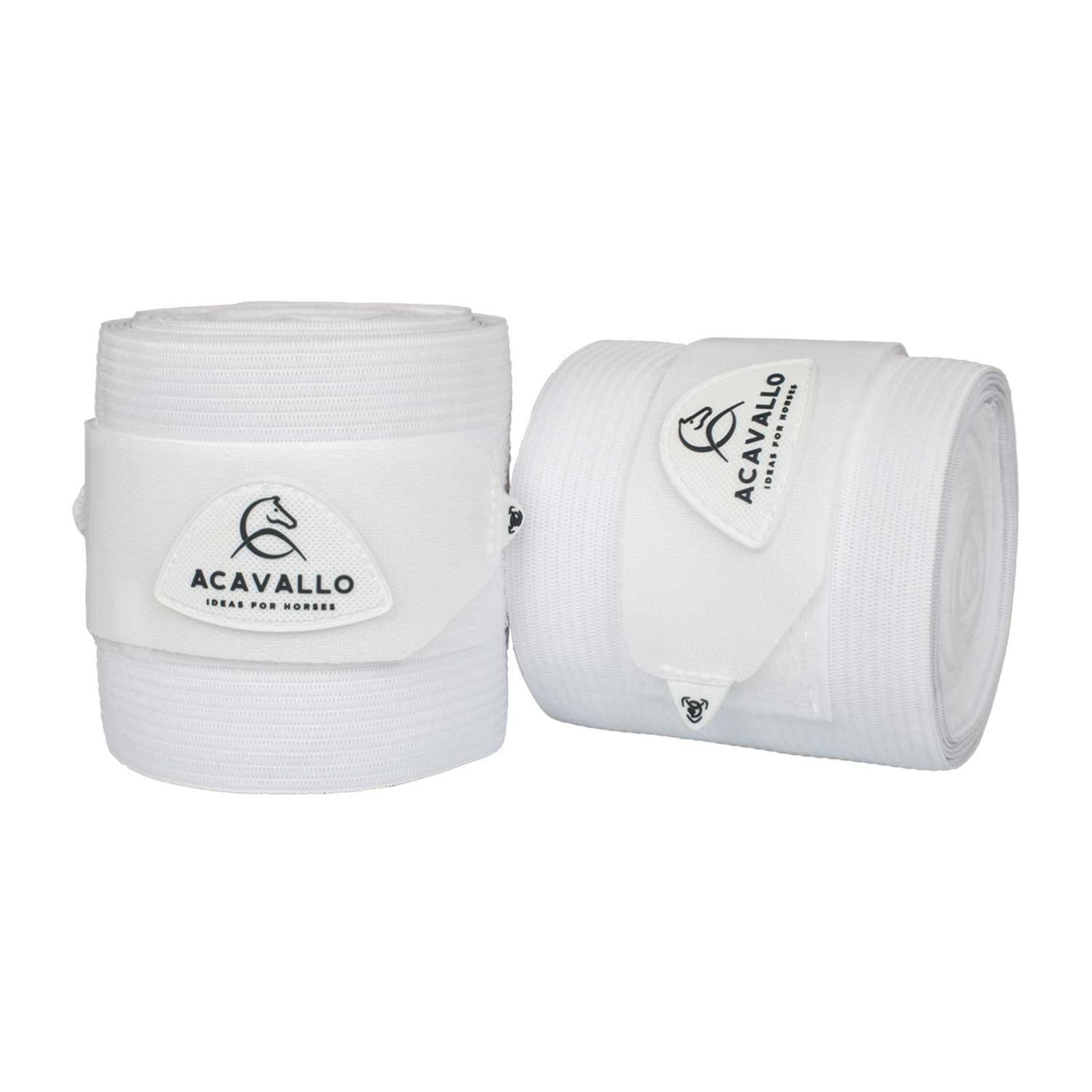 Bandas elásticas de trabajo polar Acavallo - Blanco