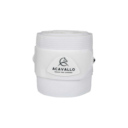 Bandas elásticas de trabajo polar Acavallo - Blanco