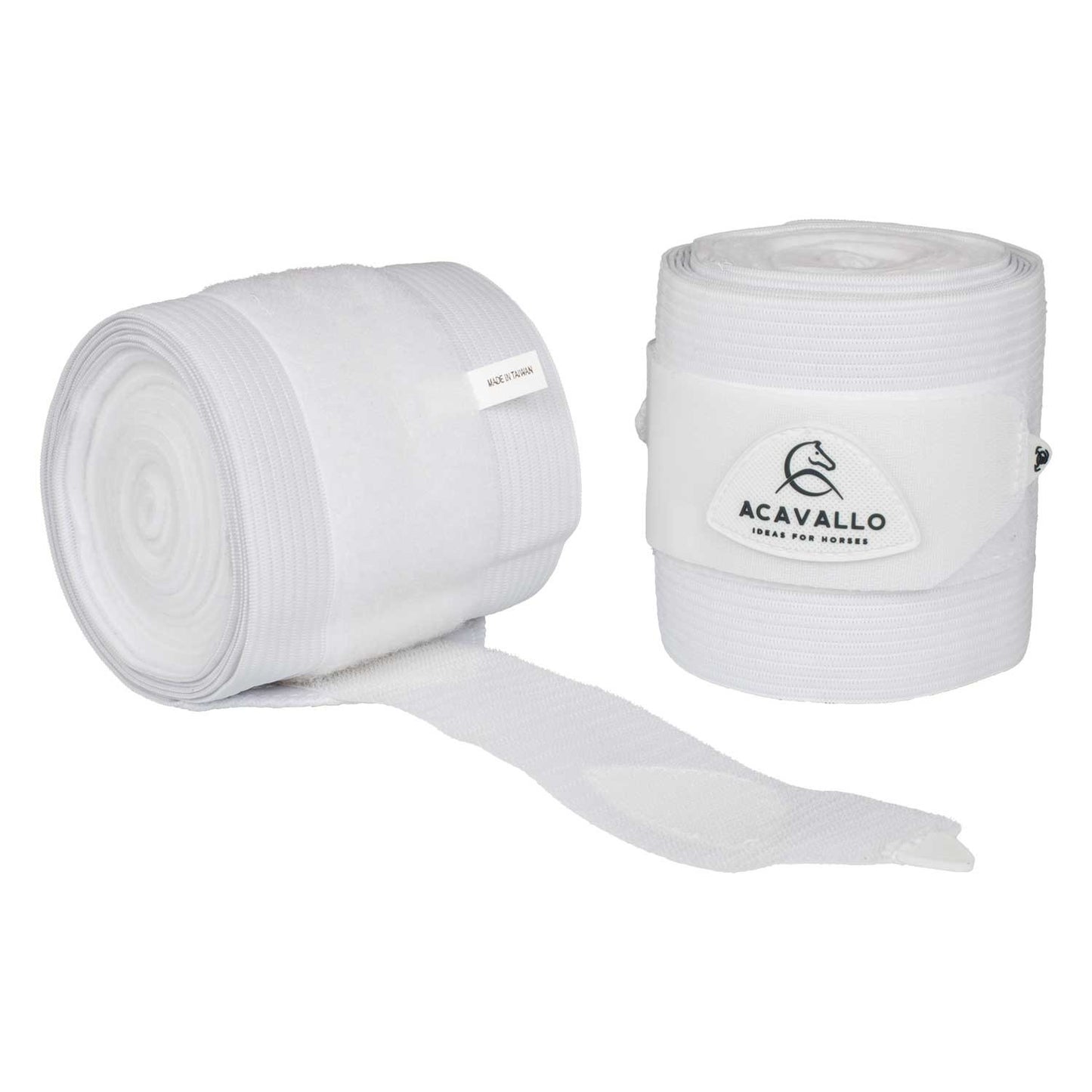 Bandas elásticas de trabajo polar Acavallo - Blanco