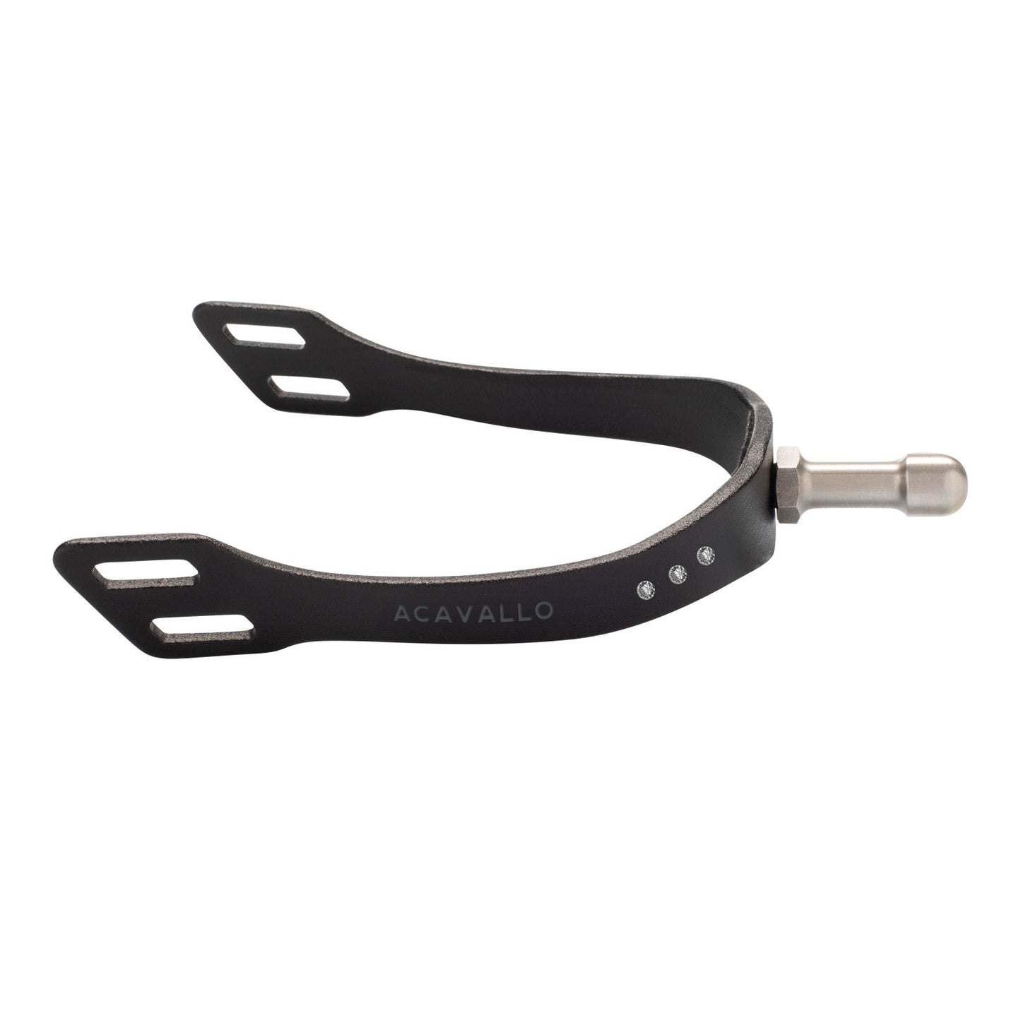 Espuelas Arena Aluplus 2.0 con strass Acavallo - Total Black