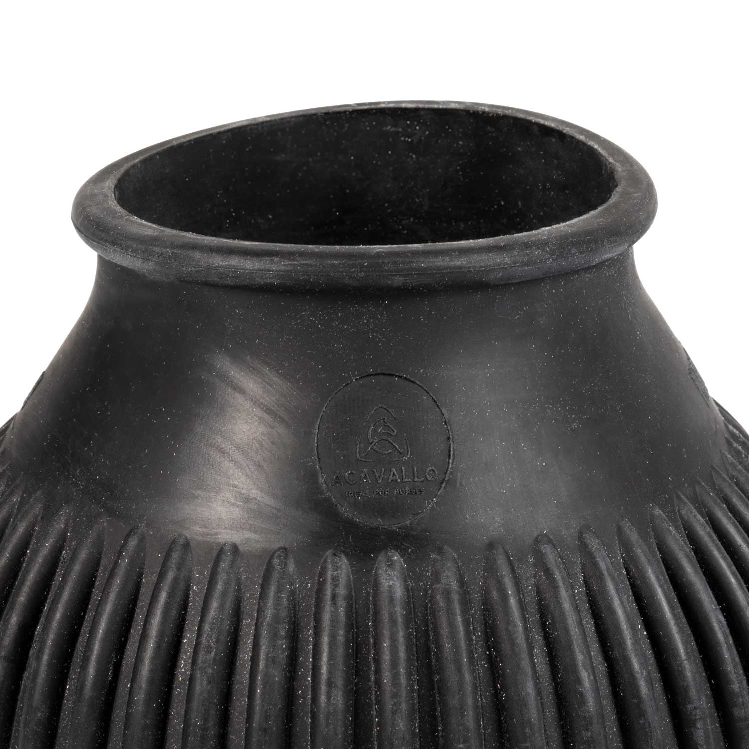 Paraguas en goma con logo Acavallo - Negro