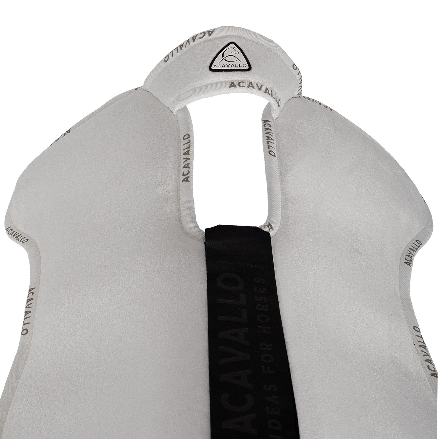 Compensador pluma WFS bolsillo gamuza alza delantera trasera Acavallo - Blanco