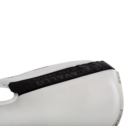 Compensador pluma WFS bolsillo gamuza alza delantera trasera Acavallo - Blanco