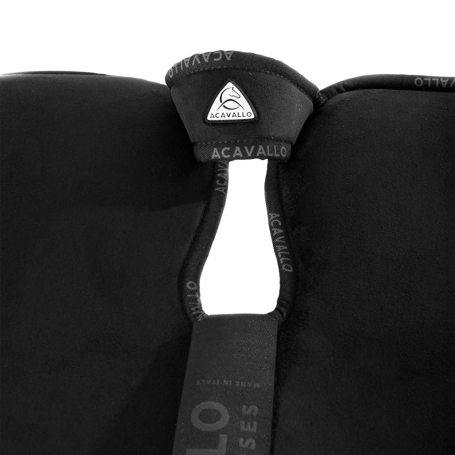 Compensador pluma WFS bolsillo gamuza alza delantera trasera Acavallo - Negro