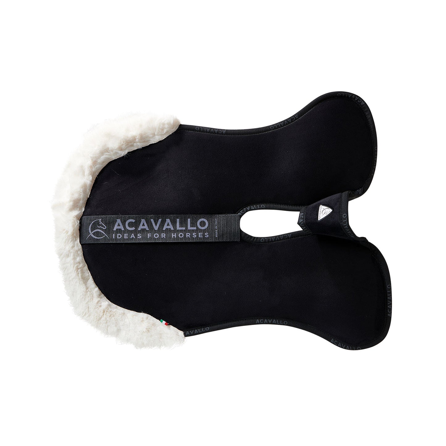 Compensador pluma-FS WFS-FS bolsillo con gamuza plana Acavallo - Negro