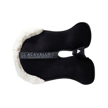 Compensador pluma-FS WFS-FS bolsillo con gamuza plana Acavallo - Negro