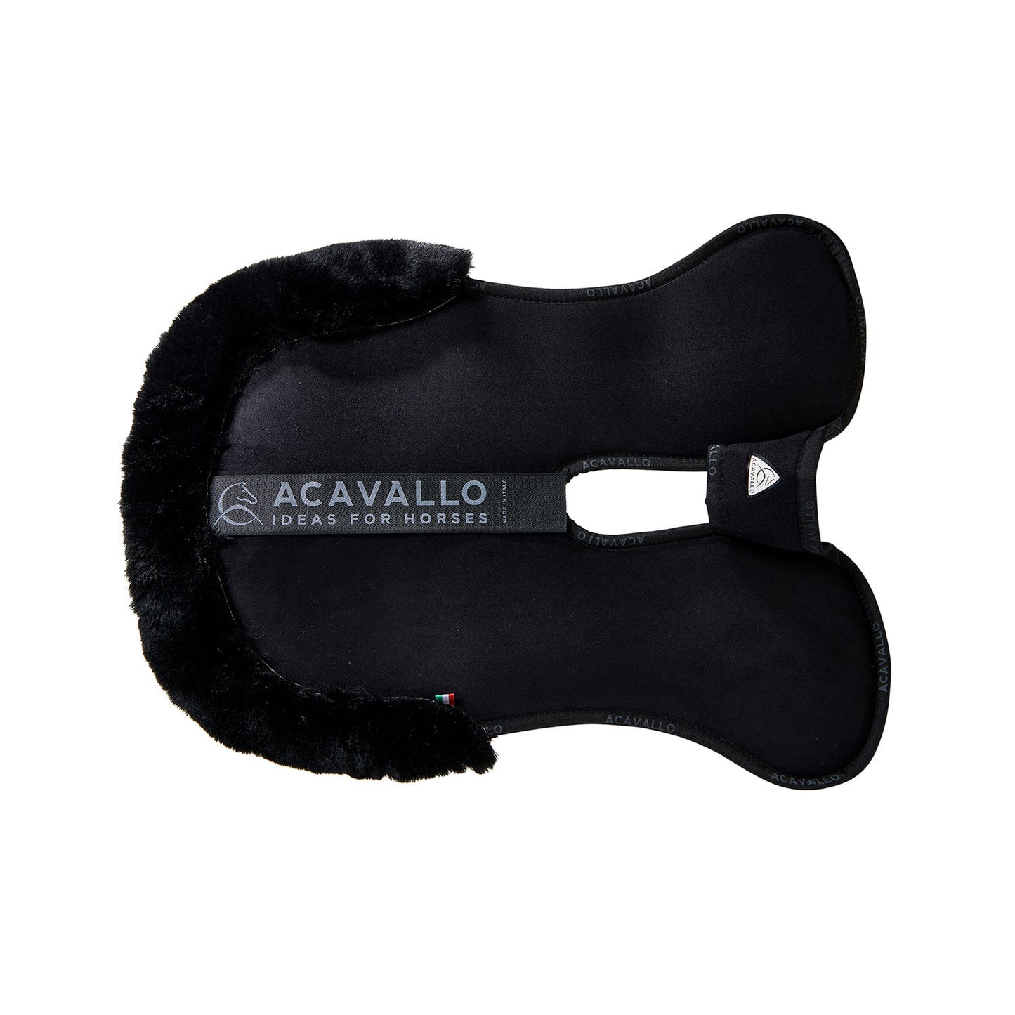 Compensador pluma-FS WFS-FS bolsillo con gamuza plana Acavallo - Negro
