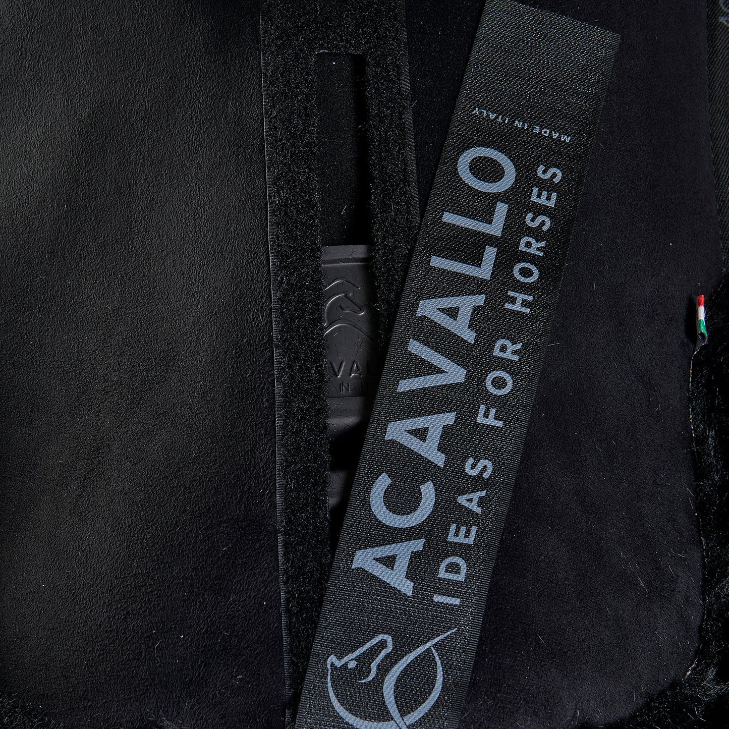 Compensador pluma-FS WFS-FS bolsillo con gamuza plana Acavallo - Negro