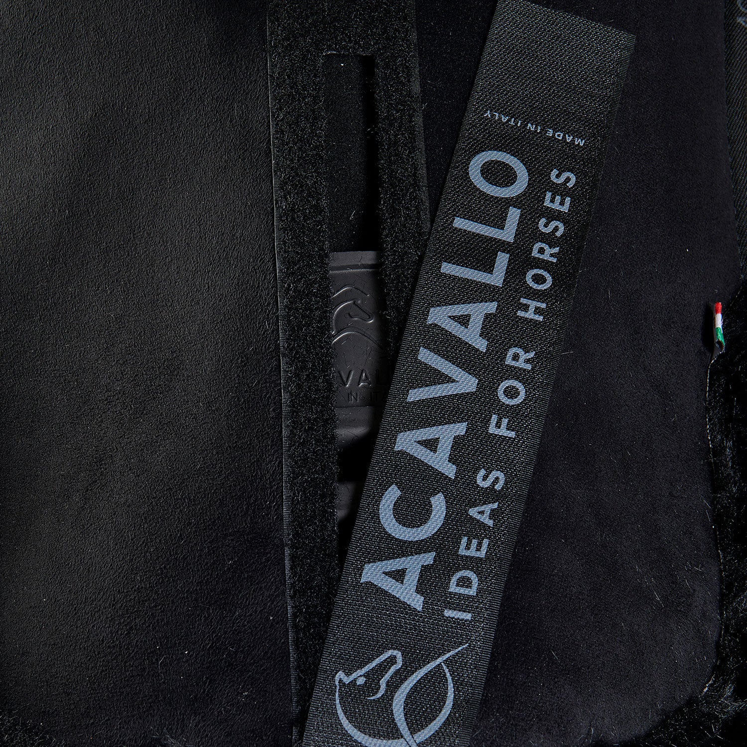 Compensador pluma-FS WFS-FS bolsillo con gamuza plana Acavallo - Negro