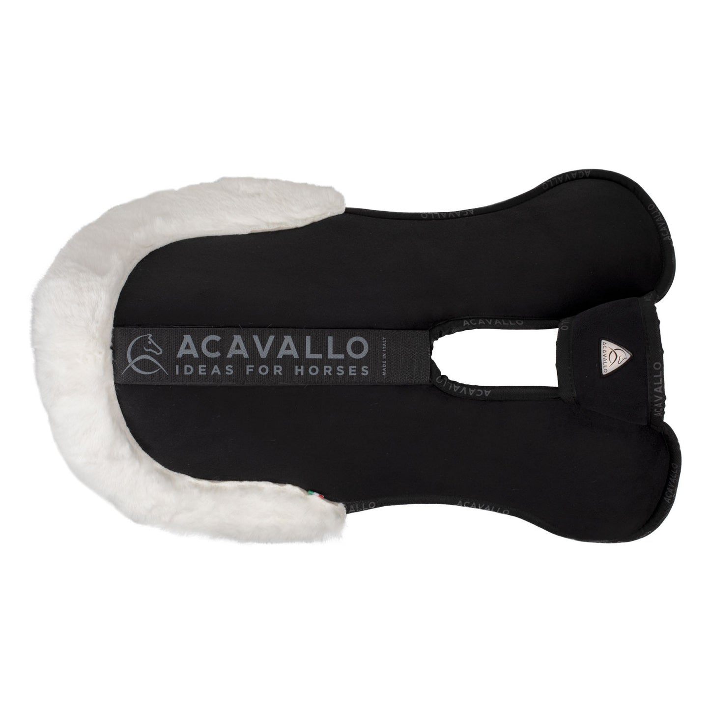 Compensador Piuma-FS WFS-FS pocket con gamuza, alza delantera Acavallo - Negro