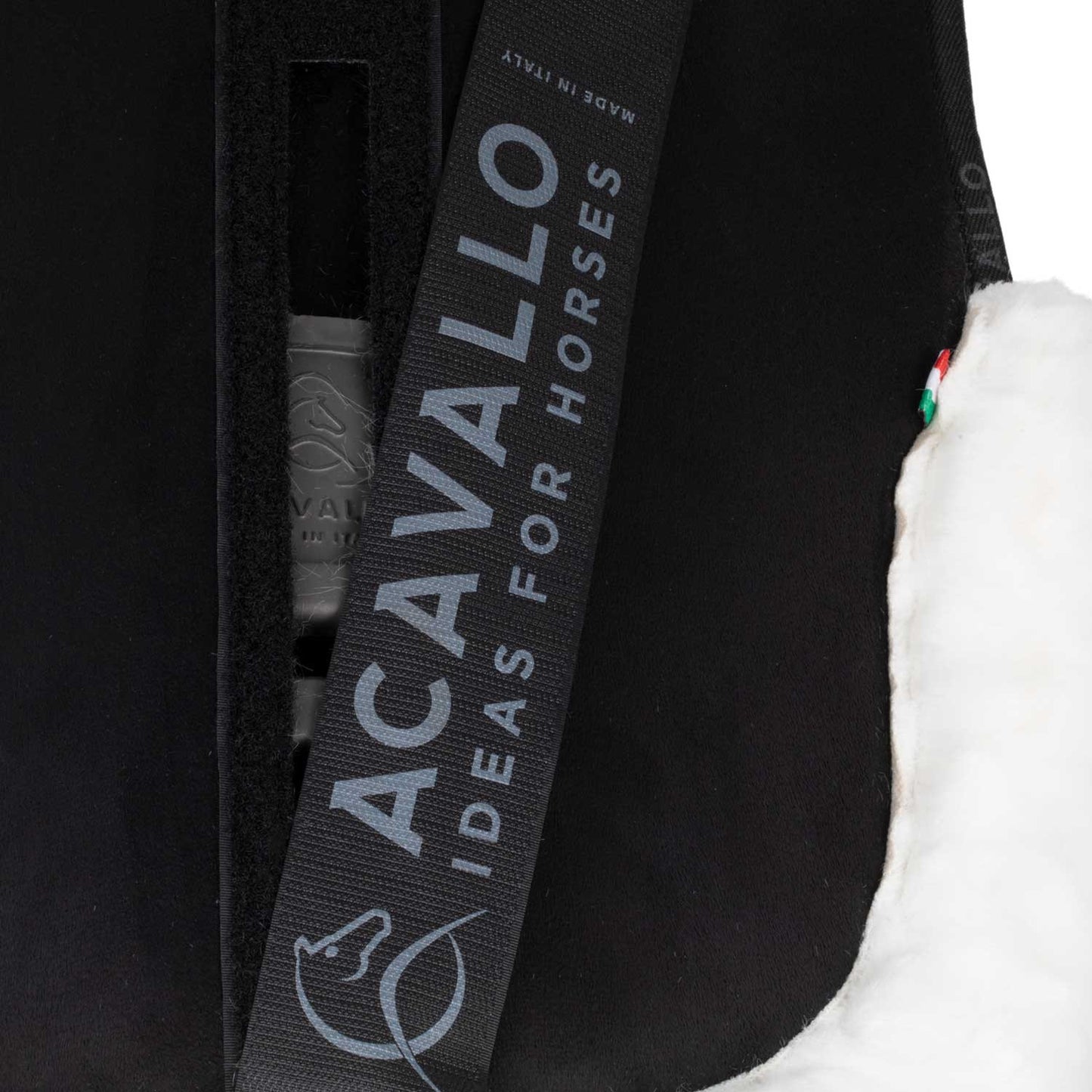 Compensador Piuma-FS WFS-FS pocket con gamuza, alza delantera Acavallo - Negro