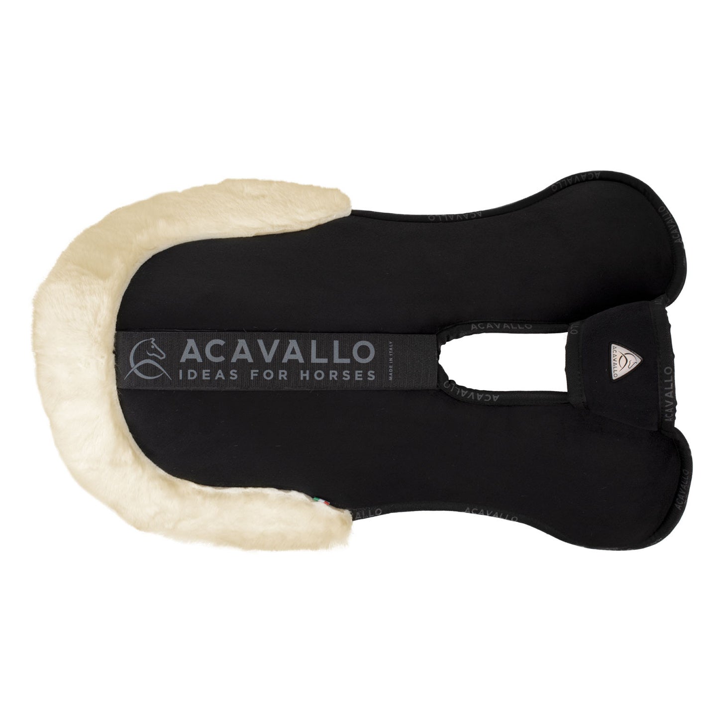 Compensador Piuma-FS WFS-FS pocket con gamuza, alza delantera Acavallo - Negro