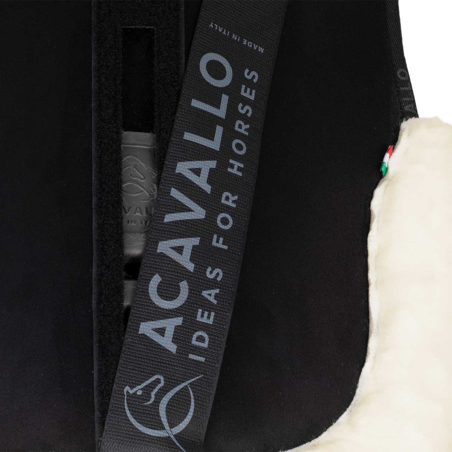 Compensador Piuma-FS WFS-FS pocket con gamuza, alza delantera Acavallo - Negro