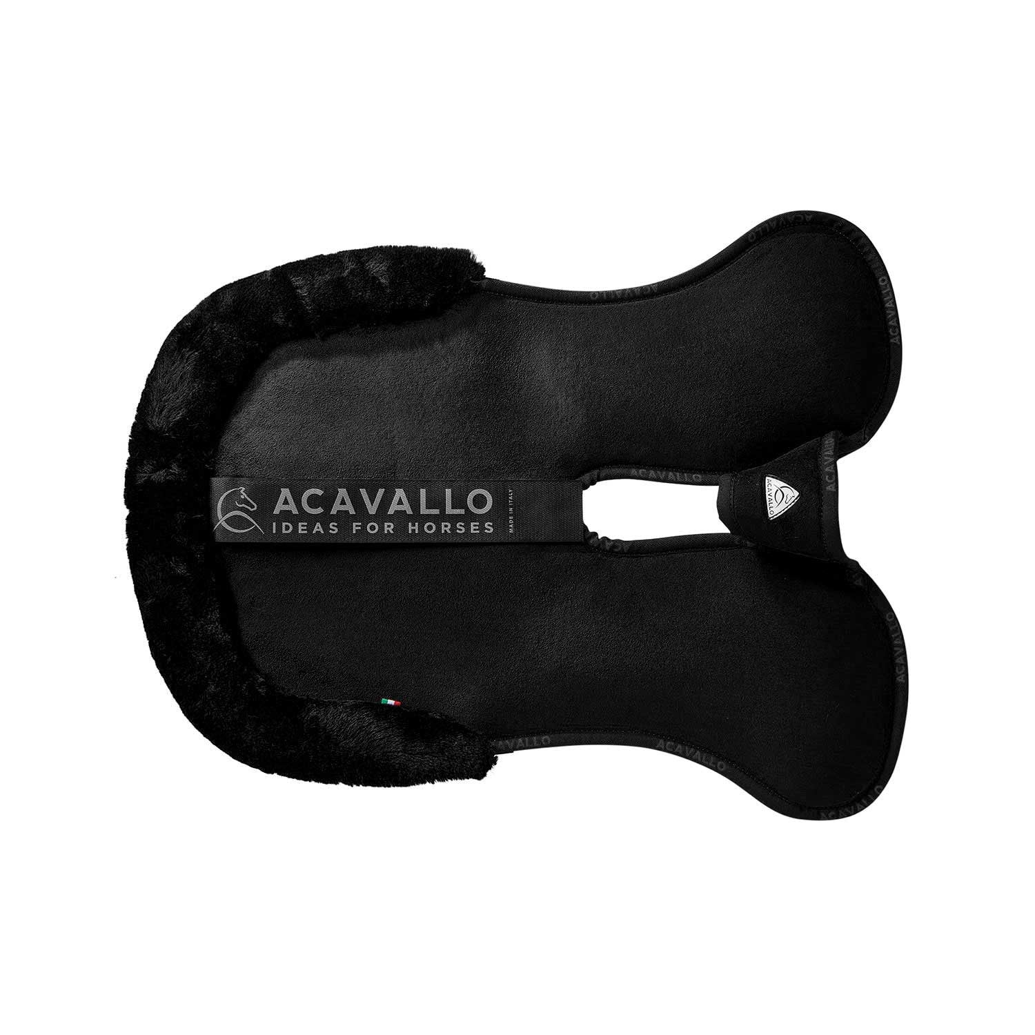 Compensador Piuma-FS WFS-FS pocket con gamuza, alza delantera Acavallo - Negro