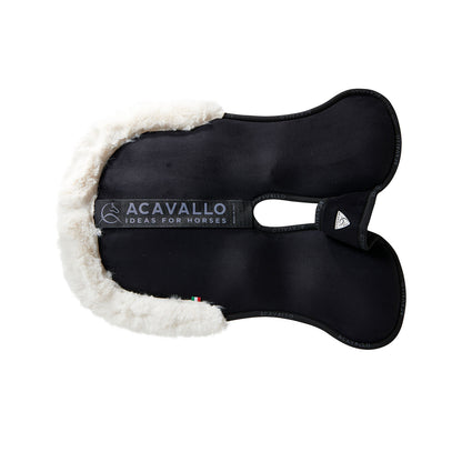 Compensador pluma-FS WFS-FS bolsillo gamuza alza trasera Acavallo - Negro