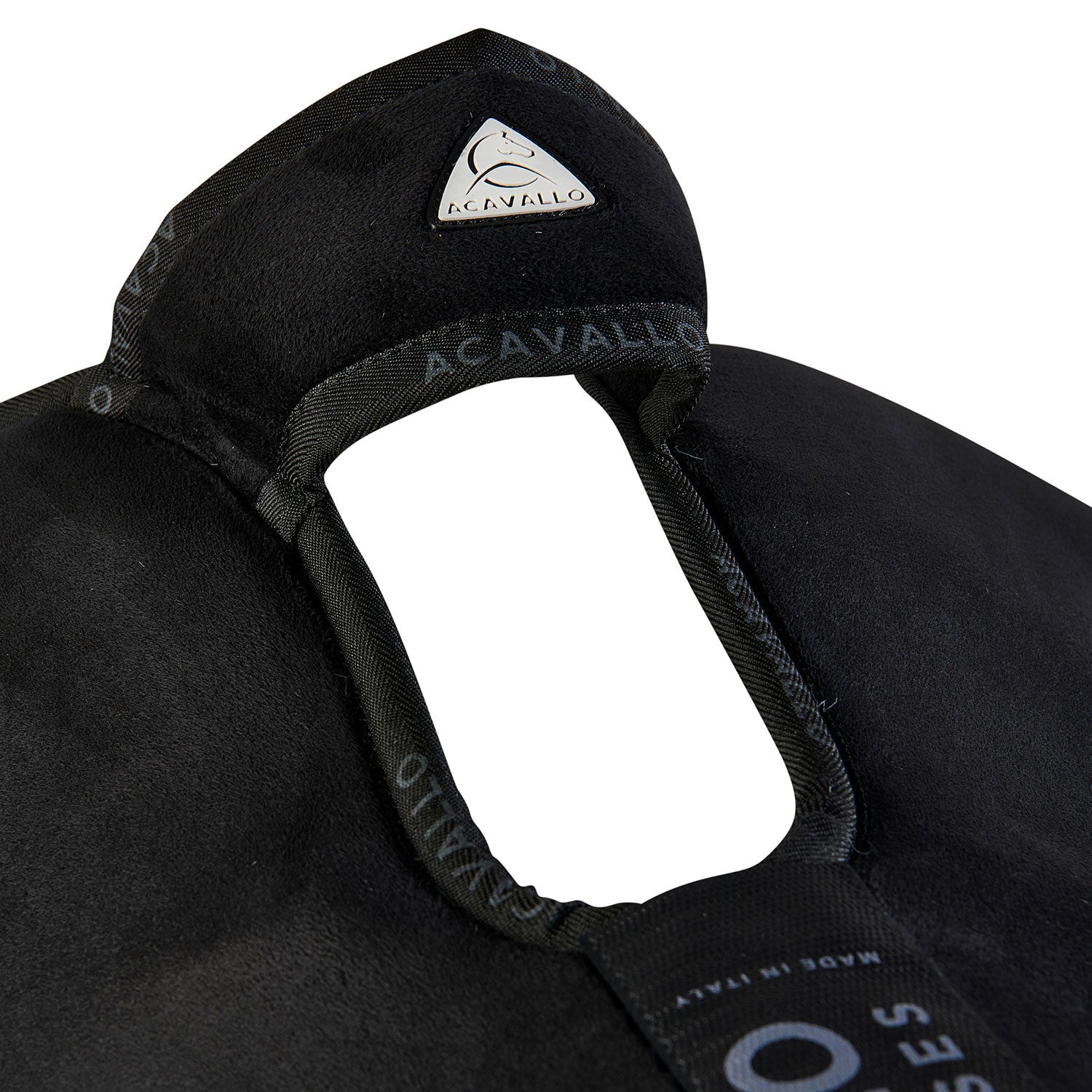 Compensador pluma-FS WFS-FS bolsillo gamuza alza trasera Acavallo - Negro