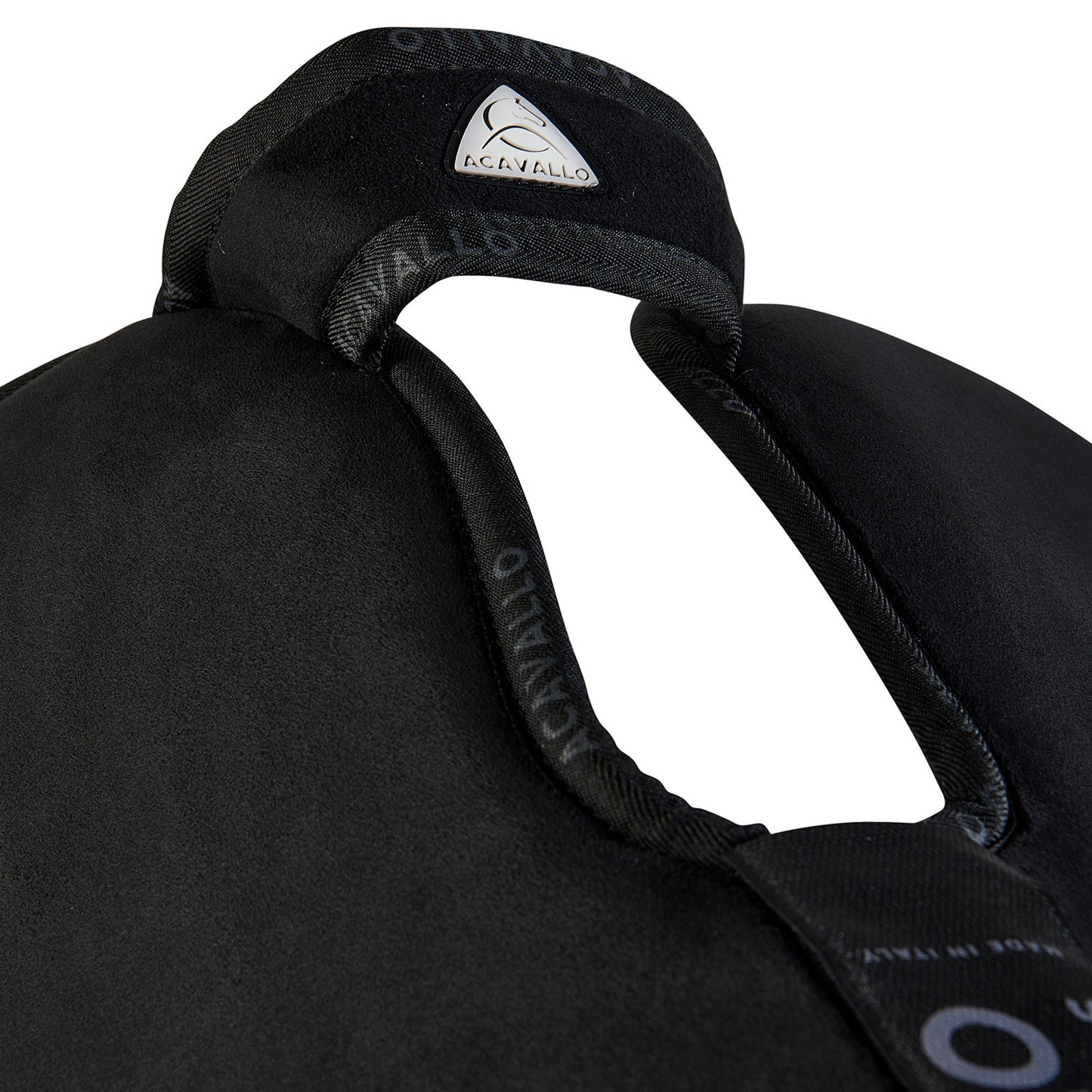 Compensador pluma-FS WFS-FS bolsillo gamuza alza trasera Acavallo - Negro